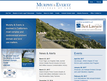 Tablet Screenshot of murphyevertz.com